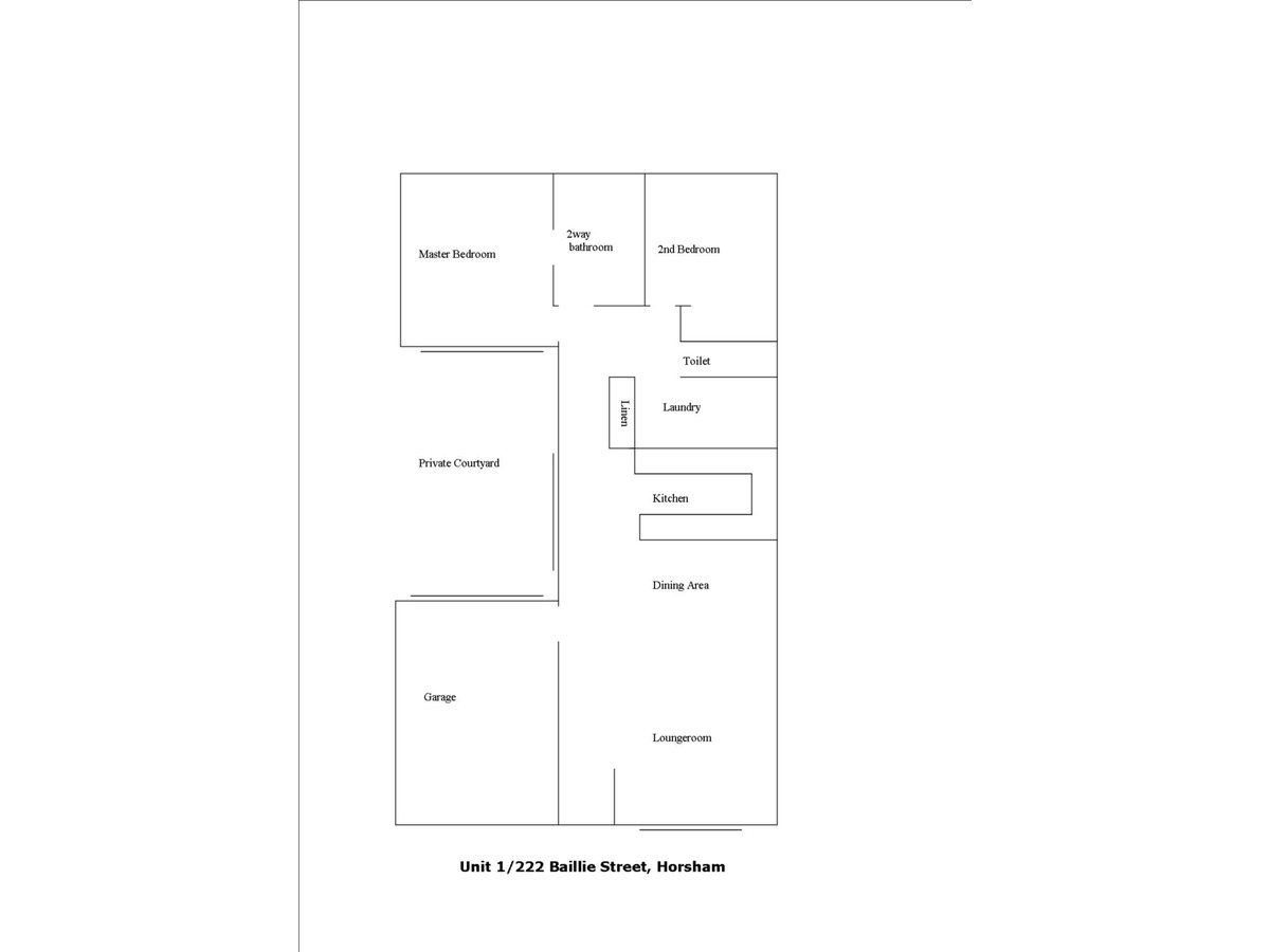 1 / 222 Baillie Street,, Horsham
